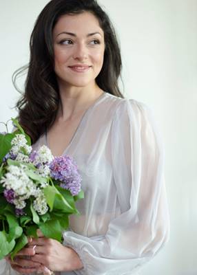 EVA Long Robe - Grey Pearl For Brides